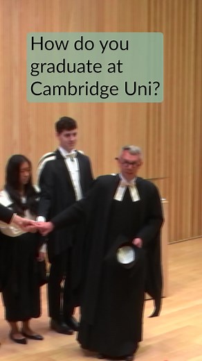 What happens during a #CambridgeUniversity#Graduation ceremony? @jesuscollegecam did a demo with their students. #Latin #Education