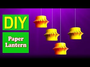 How to Make Paper Lantern 01 | Easy DIY Paper Lantern | Why Crafts