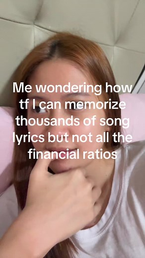 Memorizing Financial Ratios: Tips After One Semester