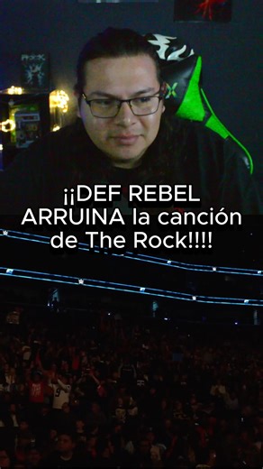 ¡¡DEF REBEL ARRUINA la canción de The Rock!! #WWE #wrestling #prowrestler #prowrestling #WrestleMania | UkeWrestling