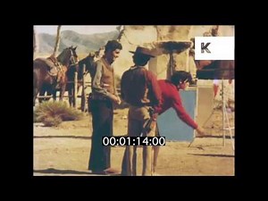1960s, 1970s Spain, Behind the Scenes on Western Film Set