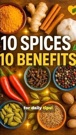 10 Powerful Spices & Their Health Benefits You Need in Your Kitchen