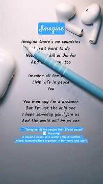 Easy English Karaoke | Imagine – Sing & Learn English