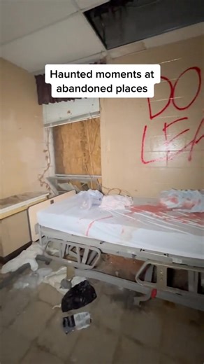 6.2K views · 152 reactions | The most haunted momenrs I’ve experienced at abandoned places.#hauntedplaces #abandonedplaces #HolidayOREOke #urbex #abandonedhospital | Abandoned Places | Facebook