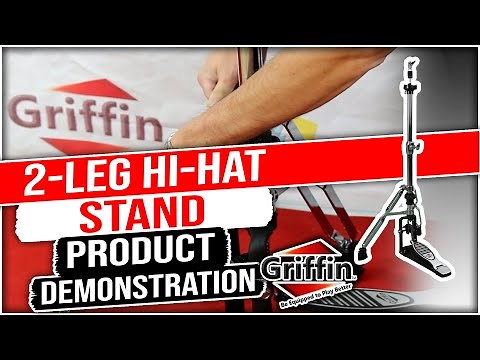 2 Leg Hi-Hat Stand by Griffin Product Demonstration Model H600A