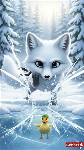 Fuzzy Fox saved the drowning Duck #fox #animalrescue #animation #anime