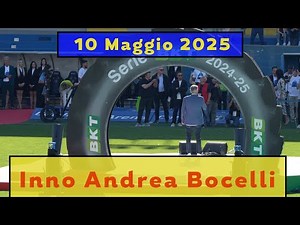 Andrea Bocelli canta l’inno del Pisa allo stadio Anconetani – Emozione pura!