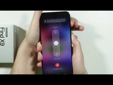 OPPO Find X9/X9 Pro: How to Force Restart
