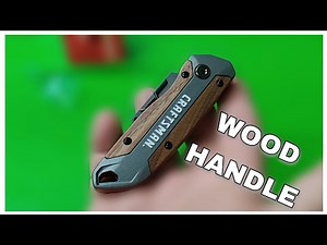 Craftsman Walnut Handle Folding Knife CMHT10584