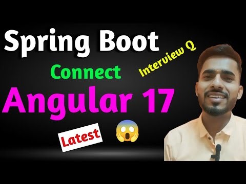 Connect Spring Boot With Angular 17 in 10 Minutes | ‪@AadiandJava1705‬