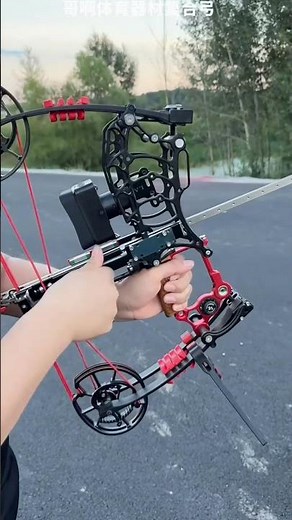 Compound bow with full set accessories💪 #compoundbow #archerysupplier #archerygame #huntinggames