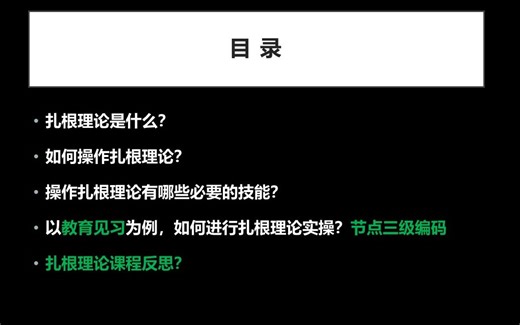 nvivo三天写论文！扎根理论实战