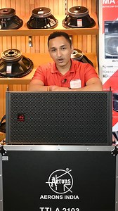 9.6K views · 243 reactions | Experience the Power of Sound with TTLA 2103! Our dual 10" 3-way line array offers exceptional audio quality, powerful response, and long throw for professional setups. #aeronsindia #indian #linearray #3wayspeaker #dj | Aerons (india) Exim Private Limited | Facebook