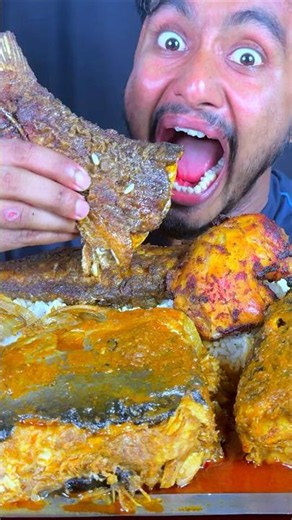 Spicy Fish Curry Eating #mukbang #shorts #viralshorts #shortsfeed #viral #asmreating #eatingshow