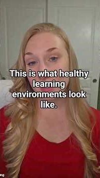 This is what healthy learning environments look like.