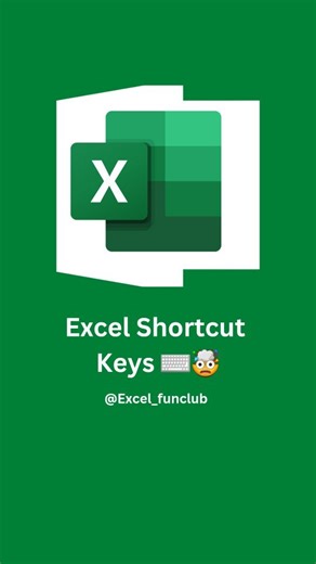 1.3M views · 73 reactions | EXCEL Shortcut Keys list. . . #excelshortcutskeys #excelshortcuts #keys #excel #shortcut #shortcutkeys | excel_funclub | Facebook