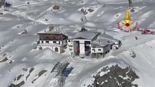 Cable car accident in Italian Alps leaves at least 4 injured, 94 stranded, evacuated by helicopter