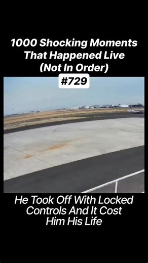 Uncovered Live Moments on Instagram: "On July 24, 2021, a SIAI-Marchetti SM-1019B crashed moments after takeoff from Lewiston–Nez Perce County Airport in Idaho. After departing from an intersection, the aircraft pitched up sharply, rolled left, and slammed nose-down into the ground. The pilot was killed instantly. Investigators later found the flight control lock was still engaged, freezing the ailerons and elevators while leaving the rudder free. This allowed the aircraft to taxi normally but m