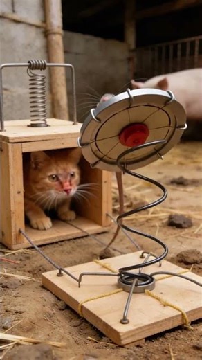 橘貓的聰明小操作！讓老鼠全程無路可逃 #cat #mouse 🐱🐹🐱🐹 #catlife #mousemurah