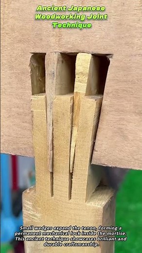 Ancient Japanese Woodworking Joint Technique