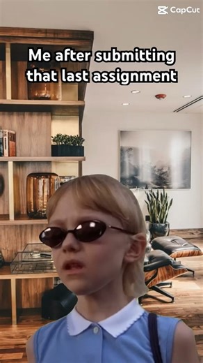 When you submit the last assignment 📚 📹Credit to @uopeople #StudentLife #FinalAssignmentDone #Relatable | GraduationSource