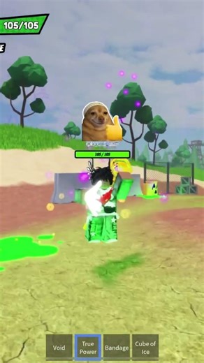 Playing Slap Royale with True Power be like #roblox #slapbattles