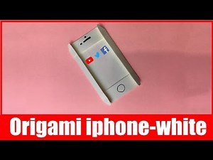 How to Make a Phone out of Paper | DIY Paper Smart Mobile Phone | DIY Mini iPhone | Origami Crafts