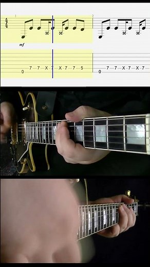 Guitar Tab The Fly by U2 #guitarriffs #guitar #guitartabs #U2 #theedge