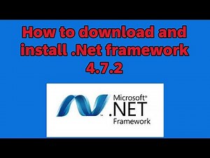 How to download and install .NET FRAMEWORK 4.7.2