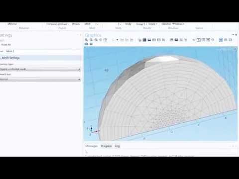 Automatically Mesh Perfectly Matched Layers in COMSOL Multiphysics