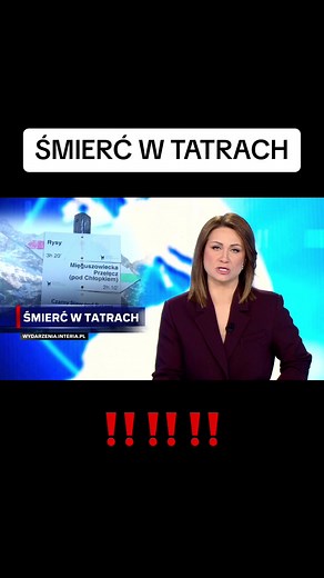 Nie żyją dwie osoby. #wydarzenia #wydarzenia24 #polsat #news #information #informacje #poland #polska #kraj #newskraj #katastrofa #tragedia #tatry #gory #pogoda #smierc #turysci #niebezpieczenstwo #masakra #straz #sluzby #pogotowie #smiglowiec