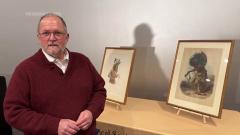 Historic images of Native Americans by a Swiss artist find their way back to North Dakota