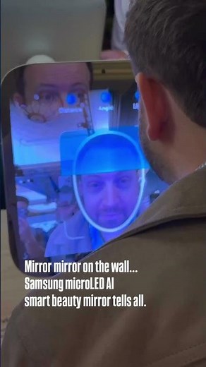 Samsung's New AI Mirror Made Me Question My Entire Skincare Routine