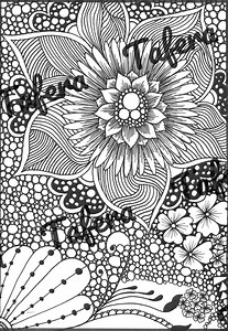 Floral Mandala Coloring Page: Printable Flower Design (PNG Digital Download) - Etsy