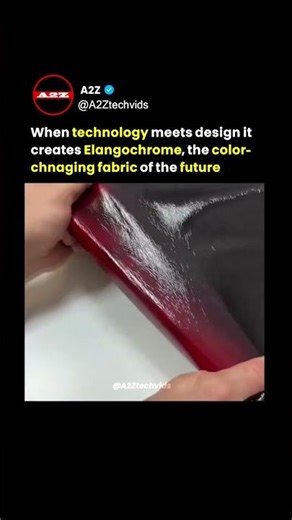 This Fabric Changes Color When You Stretch It!