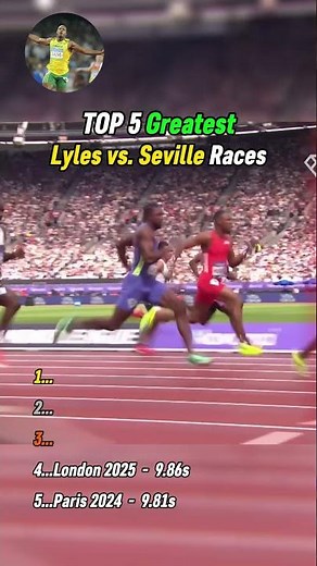 Top 5 Oblique SEVILLE vs Noah LYLES 100m Races Ever!