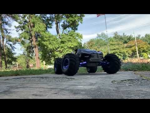First startup of the season with Traxxas nitro Rustler sport.