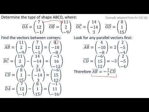 3D Vectors for Geometric Problems (A-level Maths)