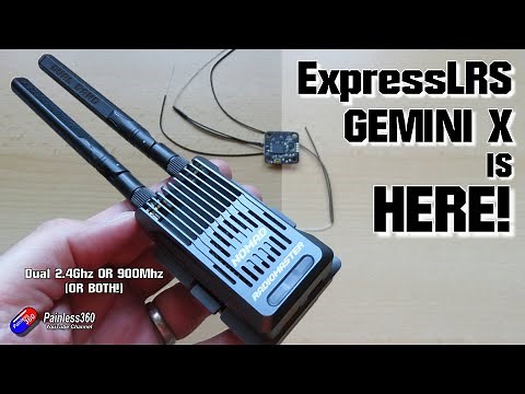 RadioMaster NOMAD : ELRS Gemini X is here - any combo of 2.4Ghz and 868/915Mhz using two antennas!