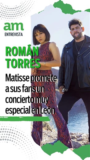 Pablo Preciado, Román Torres y Melissa Robles, son los tres chicos que dan vida a Matisse, agrupación que ha arrasado en la radio con sus temas "La misma luna" y "Si fuera fácil" y que están de vuelta en León con el tour “Bella Nostalgia”. En entrevista vía zoom con AM, Román Torres platicó sobre este espectáculo que es parte del cierre de la gira que ha pasado no solo por México, sino por otras partes del mundo. #noticias #matisse #romántorres #pop #leonguanajuato | Periódico AM León