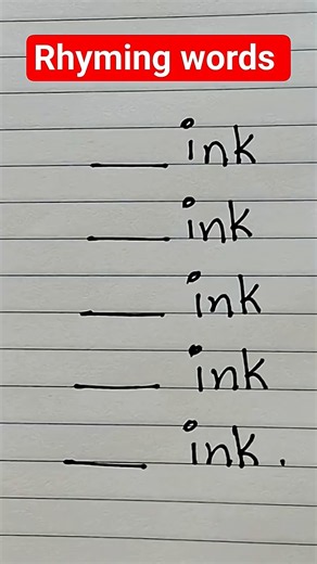 rhyming words and fill in the blanks