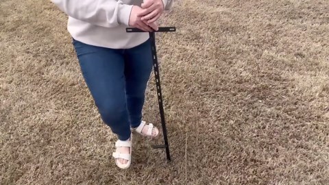 2 Pcs 46 inchens T-Bar Yard Sign Stakes Heavy Duty Metal Stake Yard Sign Holder/Black Steel Powder Coated Sign Posts for Outside/ 2mm Thickness Rust-Proof Outdoor Sign Holder for Outdoor Lawn Yard