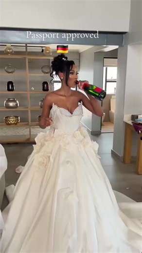 Levi weds Palesa: 28 February 2026 | Meloko Wedding Venue Our radiant bride stunned in a luxury satin wedding gown adorned with delicate handmade 3D satin roses and shimmering crystal stones — a true vision of elegance and grace. From Germany to Limpopo, love knows no borders. A heartfelt thank you to the incredible Precious Mooka for such a flawless collaboration. Your artistry elevated this bridal glow to perfection. ✨ @Precious Mooka #LeviWedsPalesa #LuxuryBride #SatinWeddingDress #CrystalBri