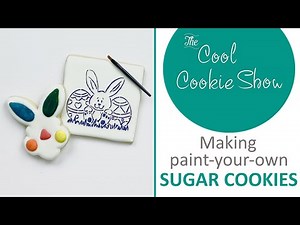 How to make paint your own sugar cookies