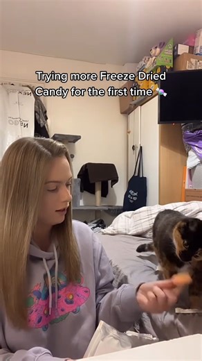 TRYING FREEZE-DRIED CANDY FOR THE FIRST TIME 🍬 #tastetest #foodtiktok #foryoupage #fyp #freezeDriedCandy #reactionvideo #snacktime #foodie #satisfyingtaste #sweettooth Trying more freeze-dried candy for the first time 🍬✨ The textures, the flavors—so satisfying! Who else is curious to try this? 🫶🏼 | Dawn Farmer