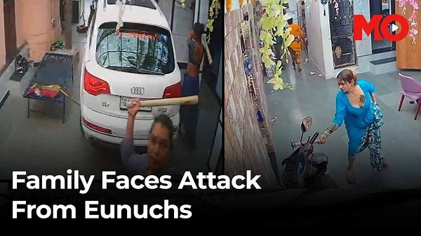 Chaos unleashed: Eunuchs rampage through house, destroying Audi and property