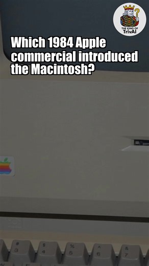 Which 1984 Apple commercial introduced t? Test your knowledge with this quick trivia challenge from The King of TrivAI! Part of our 100-question series designed to sharpen your mind in under 60 seconds — fun, fast, and educational.  Play. Learn. Repeat.  Subscribe and become part of the trivia kingdom!  New trivia Shorts daily! #Trivia #Quiz #FunFacts #QuickQuiz #EducationalShorts #Shorts #DailyTrivia #SmartQuiz #AITrivia #TheKingOfTrivAI | The King of Trivai | Facebook