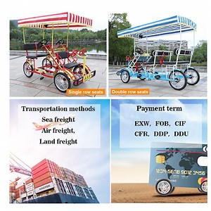 [Hot Item] High-Carbon Steel 4-Wheel Bicycle for Family on Sale