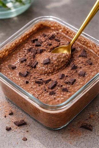 Easy Chocolate Chia Protein Pudding Recipe