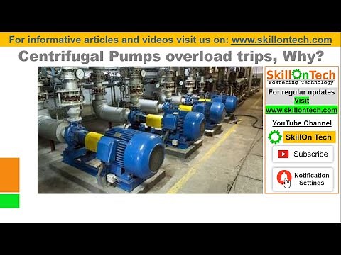 Why centrifugal pumps overload trips (with english subtitles) | Pump overloading | Why pump trip